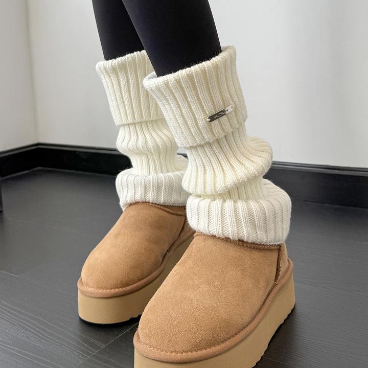 袜套堆堆袜2025新款爆款秋冬腿套叠穿修饰腿型加厚针织保暖小腿袜
