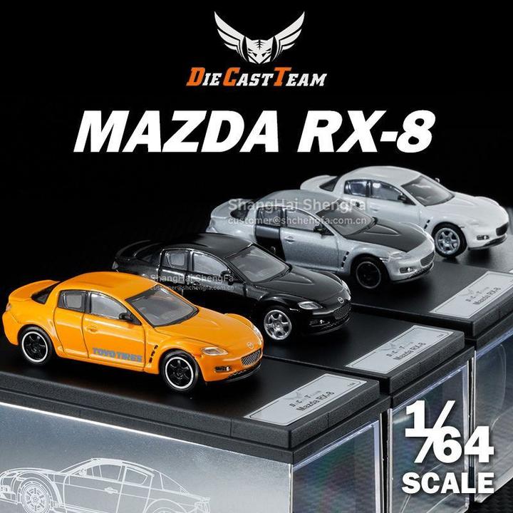 DCT/Shadow1：64马自达RX-8合金汽车模型仿真车模玩具手办摆件收藏