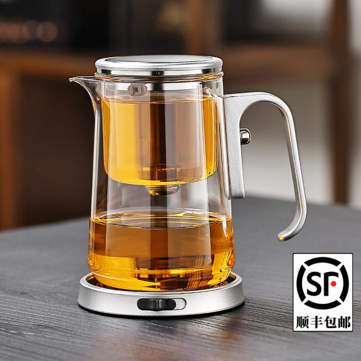2025新款飘逸杯泡茶壶大容量茶水分离杯子玻璃茶具懒人喝茶神器
