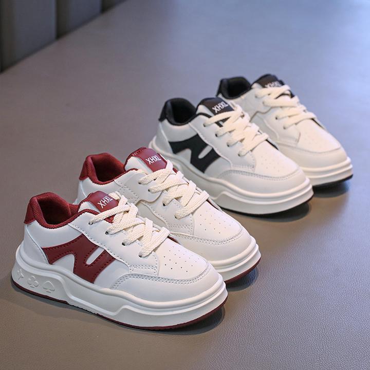 儿童板鞋女童运动复古德训鞋2025春秋款百搭阿甘鞋中大男童小白鞋