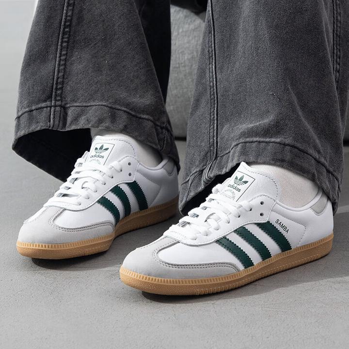 Adidas阿迪达斯三叶草女鞋samba og低帮运动休闲阿迪德训鞋JI2724