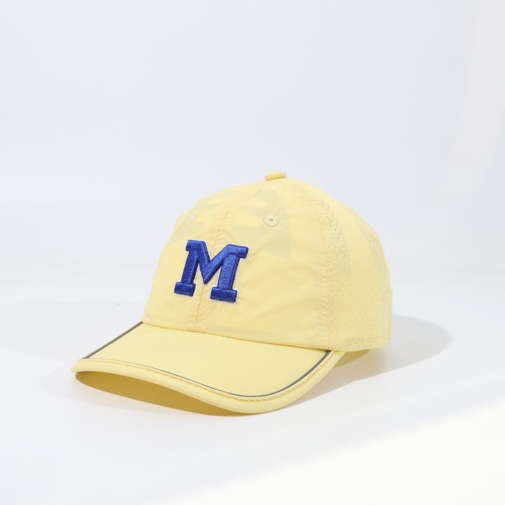 儿童帽子春夏季轻薄透气M刺绣速干鸭舌帽男女小孩帅气遮阳棒球帽