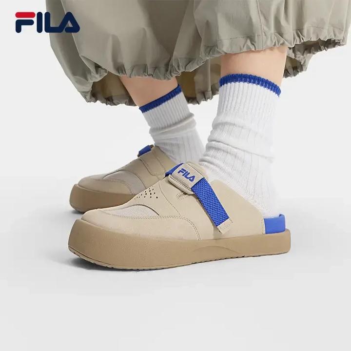 Fila/斐乐【透气轻软弹勃肯拖鞋】夏季新款踩屎感休闲运动百搭拖鞋