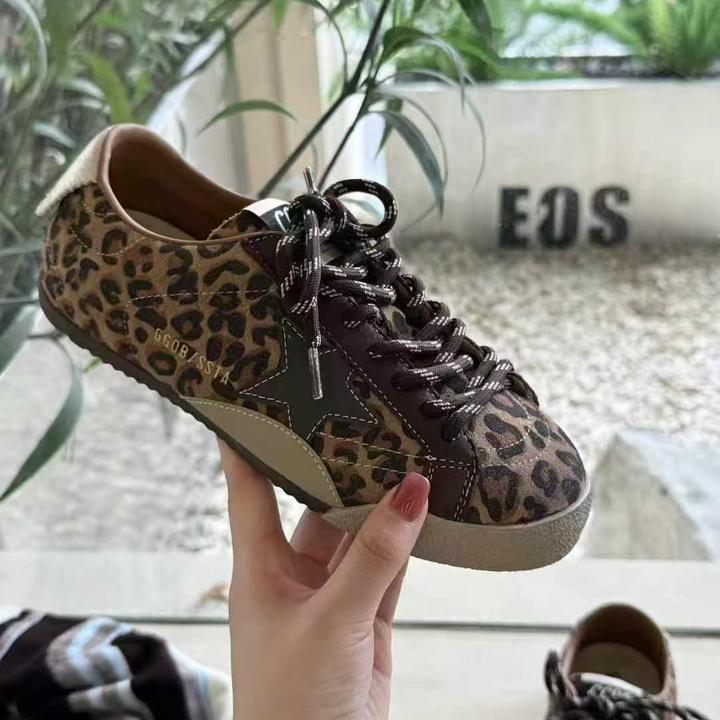 【时尚美一步】韩版复古风格时尚百搭洋气时髦斤女鞋运动百搭透气98