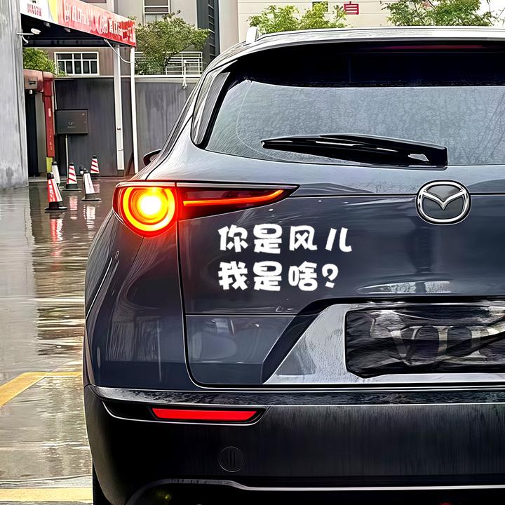 搞笑个性文字车贴纸防水防晒适用于汽车电动车车尾挡风玻璃