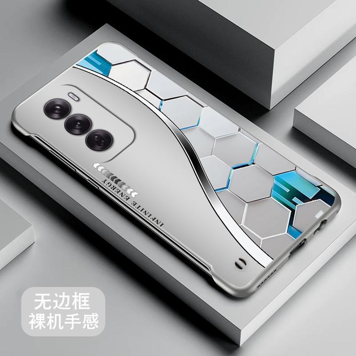 科幻菱形适用opporeno12手机壳Reno12pro无边框Reno11pro男生opp