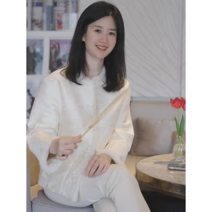 ulight【金韵瑶华】新年重磅意大利进口提花新中式夹棉外套