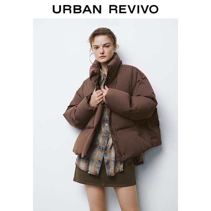 UR2025冬季新款女装休闲立领宽松羽绒服UYY150041+