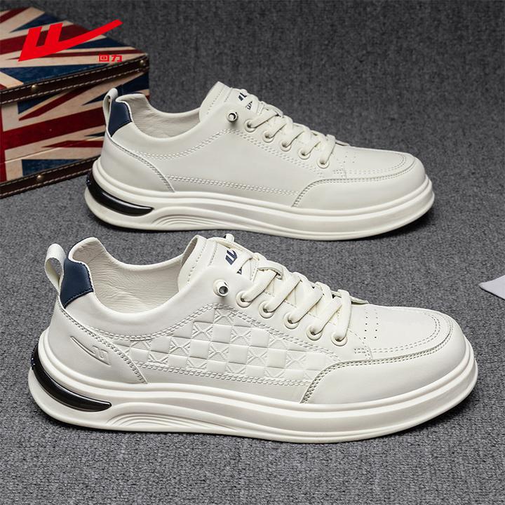 回力新款运动板鞋2025秋季时尚爆款低帮小白鞋厚底增高男款休闲鞋