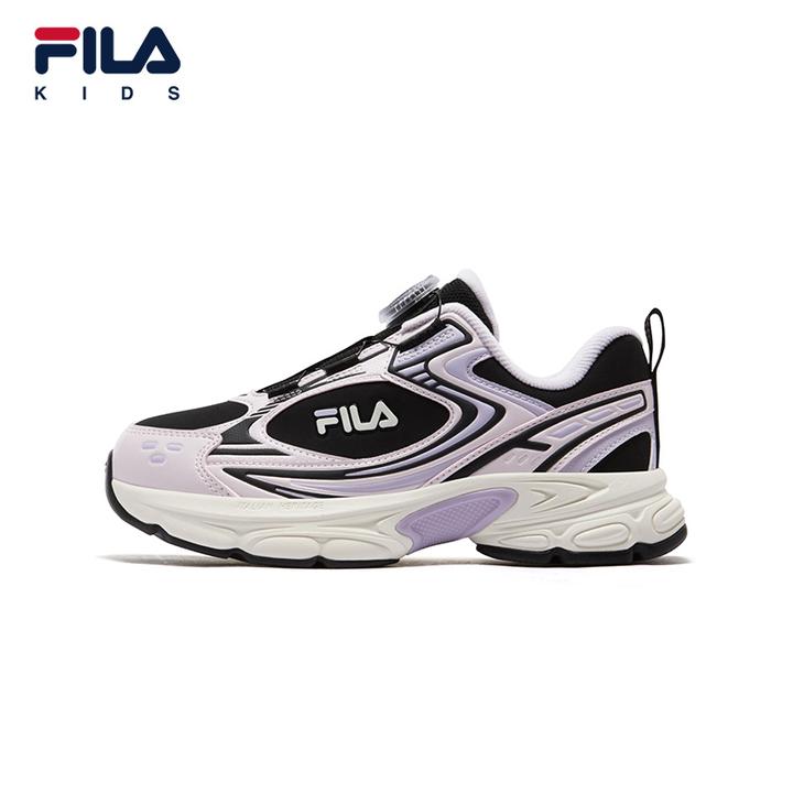 【斐乐儿童天马加绒】2025冬季中大童天马复古跑鞋中大童K55B541106