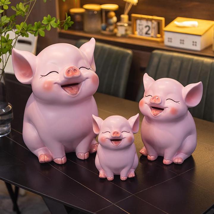 超大号可爱小猪存钱罐只进不出大容量大人用储蓄罐送儿童生日礼品