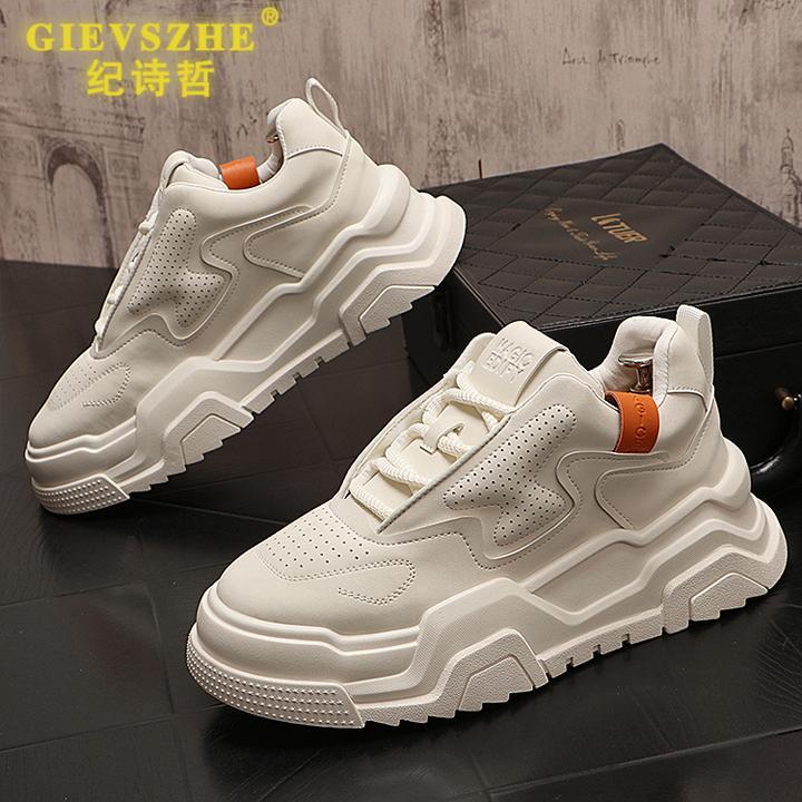 纪诗哲欧洲站增高厚底老爹鞋2025夏季新款时尚百搭运动休闲男鞋