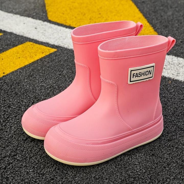 韩版防滑女雨鞋中筒防水雨靴时尚防水鞋加厚耐磨学生外穿工作胶鞋