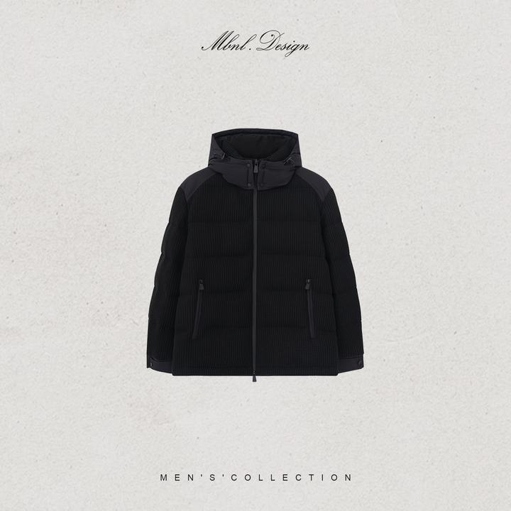 MBNL-F「Black Knight」秦磊男装90白鹅绒针织羽绒服LL-WYR7062