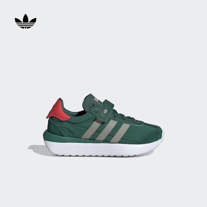 adidas阿迪达斯三叶草男小童流光风魔术贴运动鞋 COUNTRY IF6148