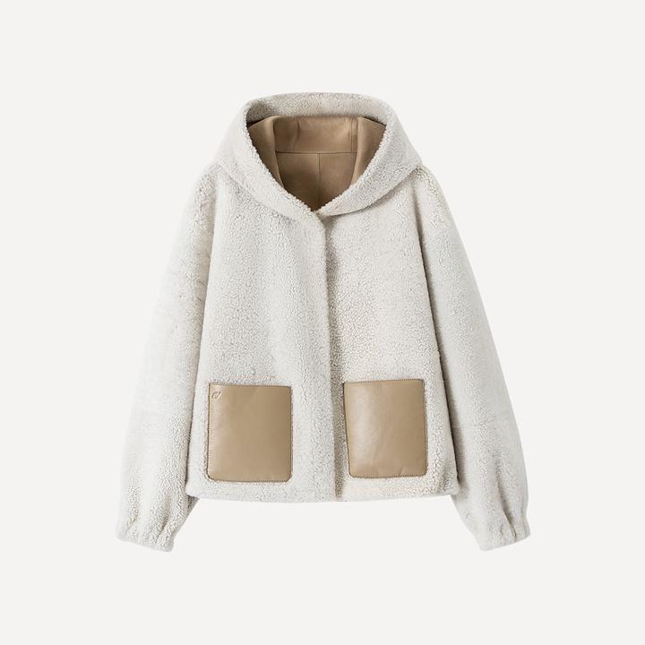 5NWP013【熊三】【贵姐NICOLE】西班牙进口皮料双面穿皮草