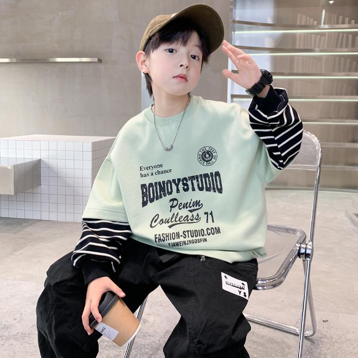 童装男童秋装卫衣2025新款衣服儿童秋季男孩上衣休闲春秋款中大童