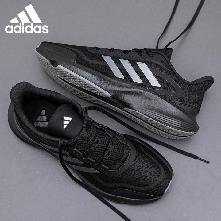 adidas阿迪达斯运动鞋黑武士冬季网面黑色跑步鞋男女同款鞋JH5150