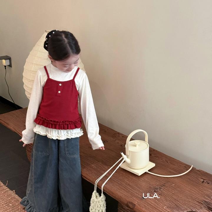 档口正版春夏新款吊带花边马甲两件套女童小童品质童装25女童春装