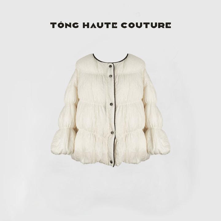 【流澜】25年新款新国标90白鹅绒时尚羽绒服 YW454