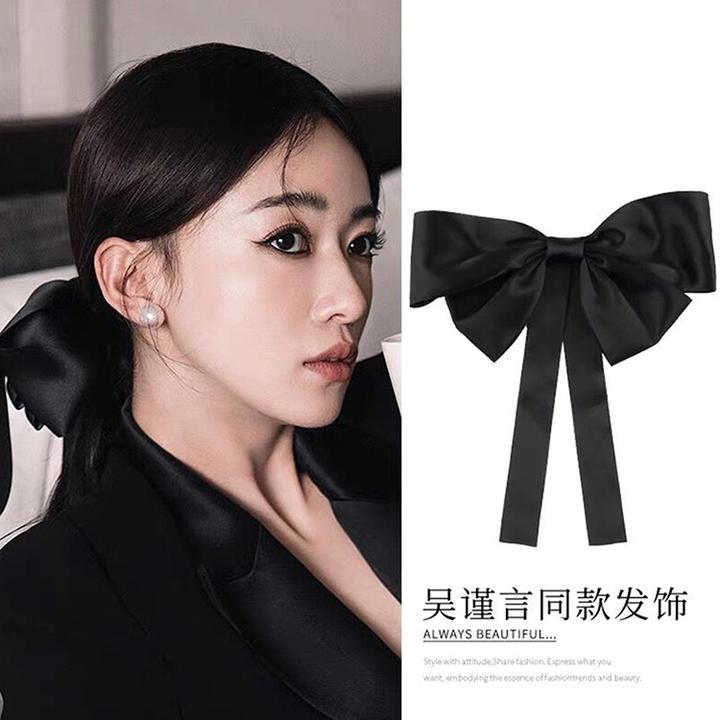 吴谨言同款大结头饰发夹女夏季仙气网红后脑勺发卡弹簧夹发饰