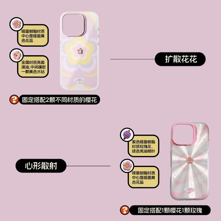 小豆豆手机壳【扩散系列】可爱手机壳iPhone15/16系列