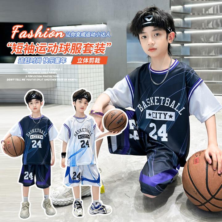 巴拉童年童夏季套装新款洋气时髦儿服孩短