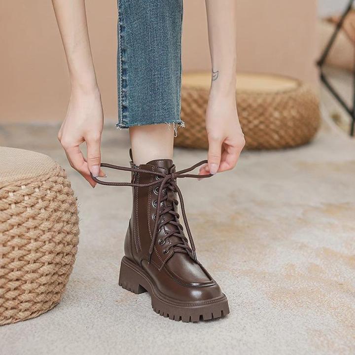 【官网小C&K旗舰店】小众马丁靴女春秋季2025新款爆款加绒小个子