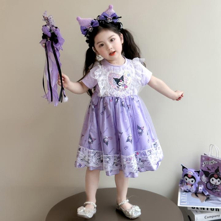 女童库洛米洛丽塔公主裙夏款2025新款衣服女孩宝宝好看儿童连衣裙