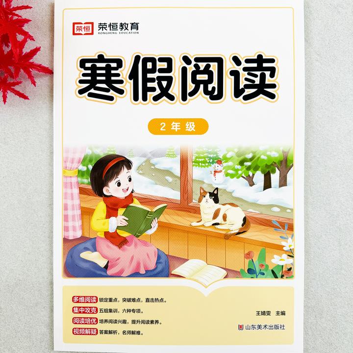 寒假阅读训练二年级寒假练习册小学语文阅读理解训练寒假每日一读