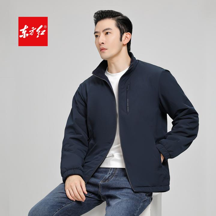 EA206 东方红双面穿外套男士秋季行政夹克宽松外套男