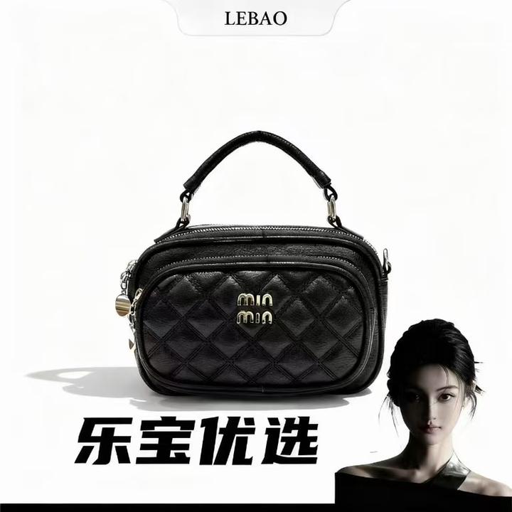 【乐宝优选】单肩斜挎高级质感休闲相机女士小包Z1142