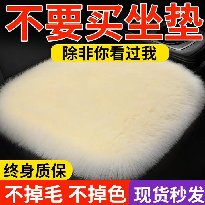 车坐垫冬款屁股垫毛毛垫子车用后排座女生驾驶座轿车座椅车载毛垫