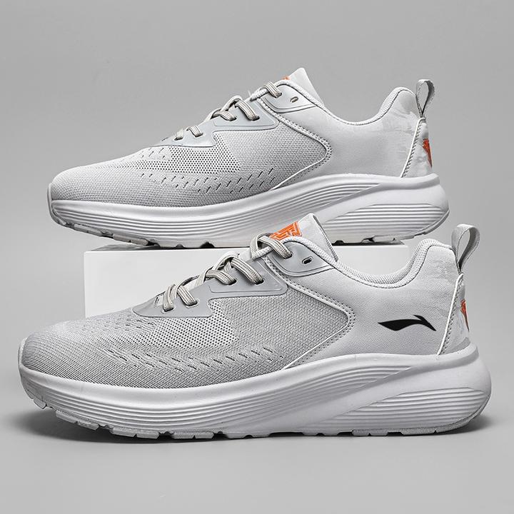 李男鞋宁旗下SHOEBOX鞋柜素面智性风透气男女运动休闲鞋网面鞋