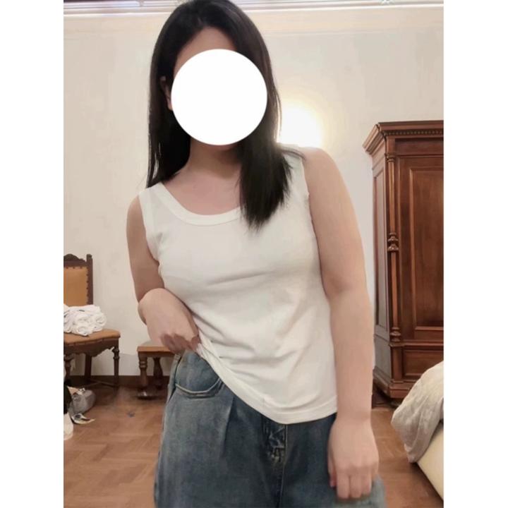 夏季大码吊带背心女内搭外穿修身防走光打底衫遮副乳无袖百搭上衣