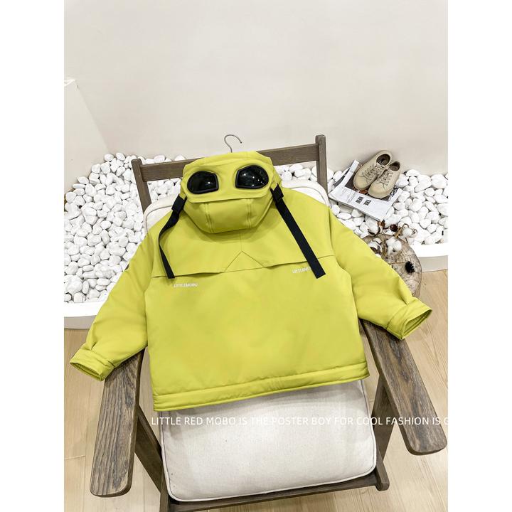 【现现】童装中大男儿童新国标90白鸭羽绒服2025冬装新款MMY841305