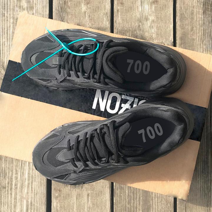 【WOH！顶奢】椰子鞋700老爹鞋2025新款透气莆田运动黑武士休闲男女