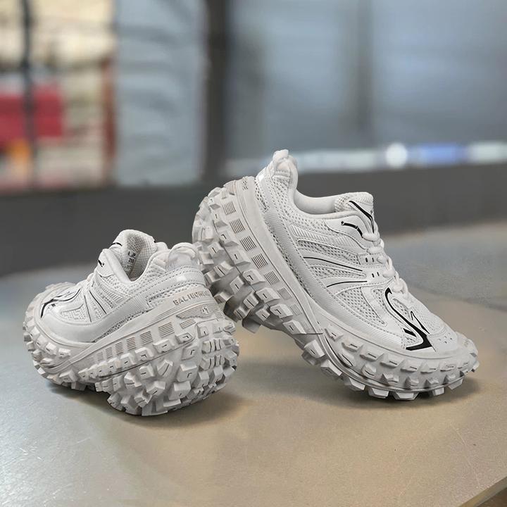 巴黎轮胎鞋厚底增高爆款炸街老爹鞋男鞋榴莲底坦克鞋2025年新款女