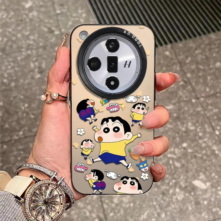 黄衣小新适用于OPPOfindx9手机壳x8磨砂彩银X7新款外壳防摔保护套