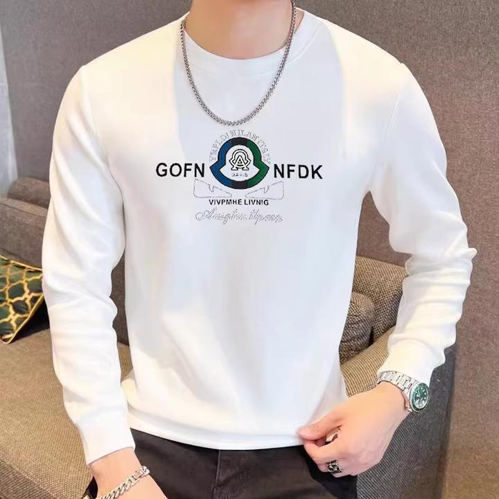 卫衣男款潮牌设计感痞帅青年早秋上衣男士精神小伙修身秋季打底衫