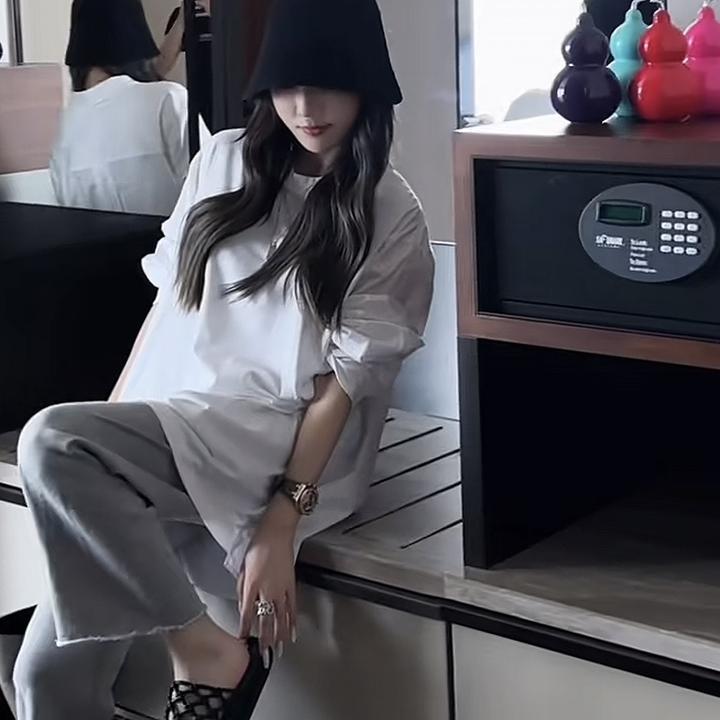 AMAZING IN | 1oo%棉 | 纯色休闲裤小破裤 A240906-YDY-2410435