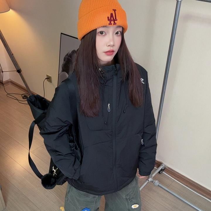 【49%绵羊毛填充 可收纳】PAKA秋冬户外轻量化连帽绵羊毛情侣棉服