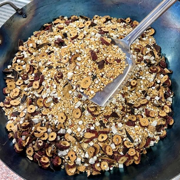 【琼姐专属】陈皮炒米祛湿茶茨实茯苓薏米红枣片小黄姜
