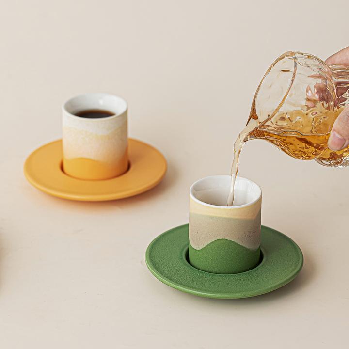 2025新款陶瓷咖啡杯碟套装精致下午茶杯碟套装高级感精致的马克杯