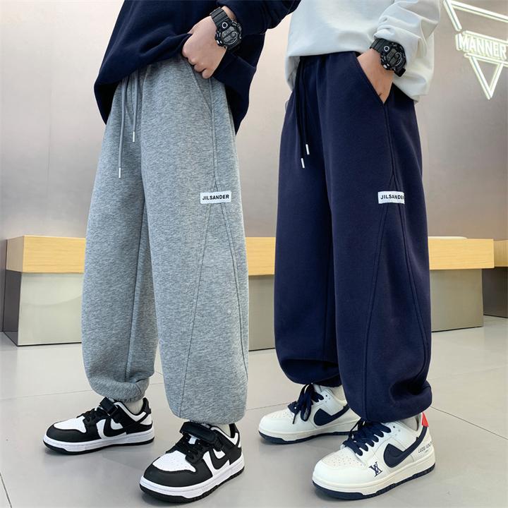 男童春秋裤子休闲卫裤2025新款大童秋装宽松运动裤儿童装洋气长裤