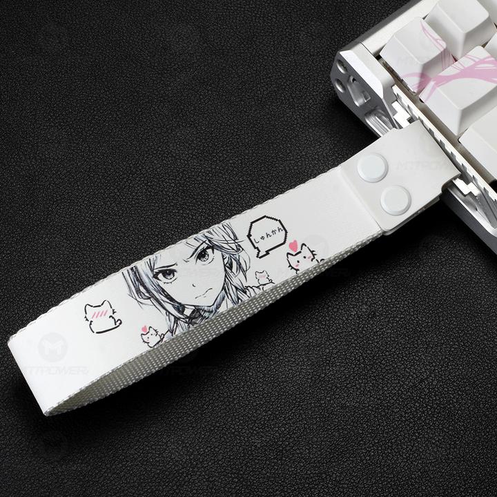 键盘飘带定制wooting客制化改装ATK68美加狮nano迈从汽车钥匙扣