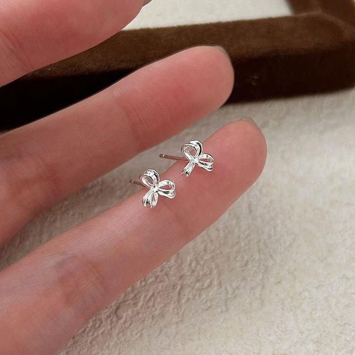 925银三叶草耳钉女小众轻奢小清新精致耳环耳饰2025个性冷淡风ins