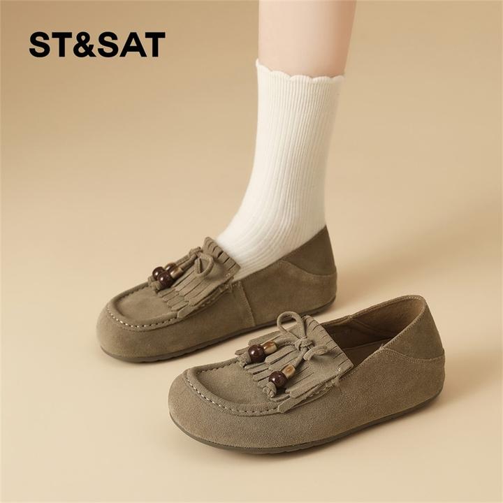 星期六两穿内增高勃肯鞋女款2025新款秋季一脚蹬懒人全包穆勒鞋女