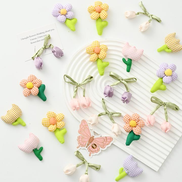 【流星雨】郁金香花苞蝴蝶结小花鲜花包装搭配装饰手工diy花艺资材