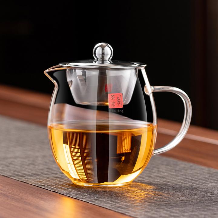 加厚耐高温公道杯茶滤一体带茶漏分茶器功夫茶道茶具茶海高档公杯